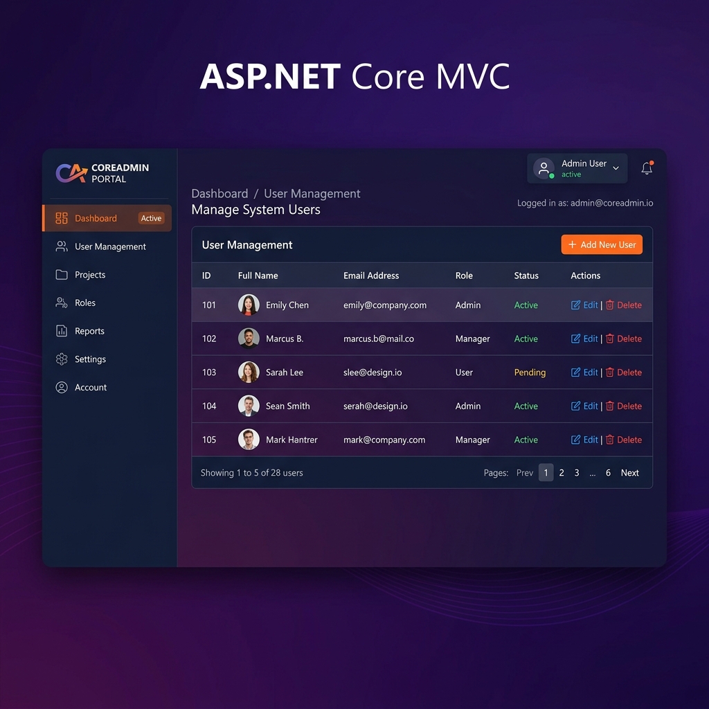 ASP.NET Core MVC Application